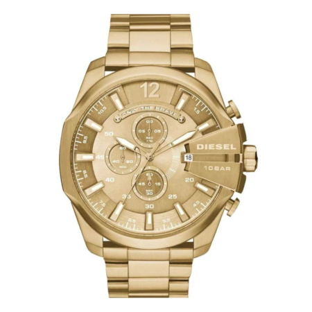 Diesel Mega Chief Gold-Tone Watch