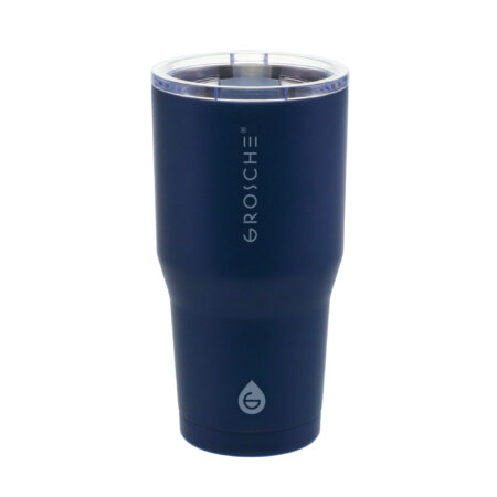 GROSCHE YUKON 30oz Insulated Travel Tumbler-Mountain Blue-Set of 4
