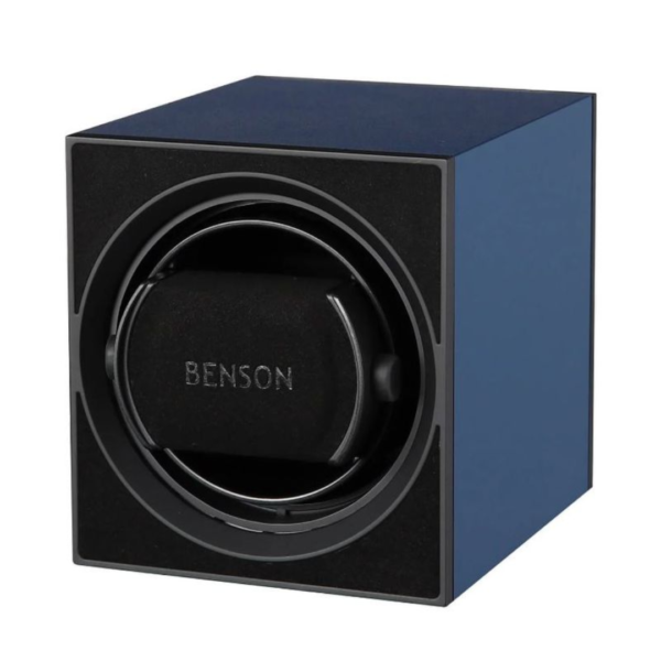 Benson Compact Series Single Aluminum Blue Watch Winder