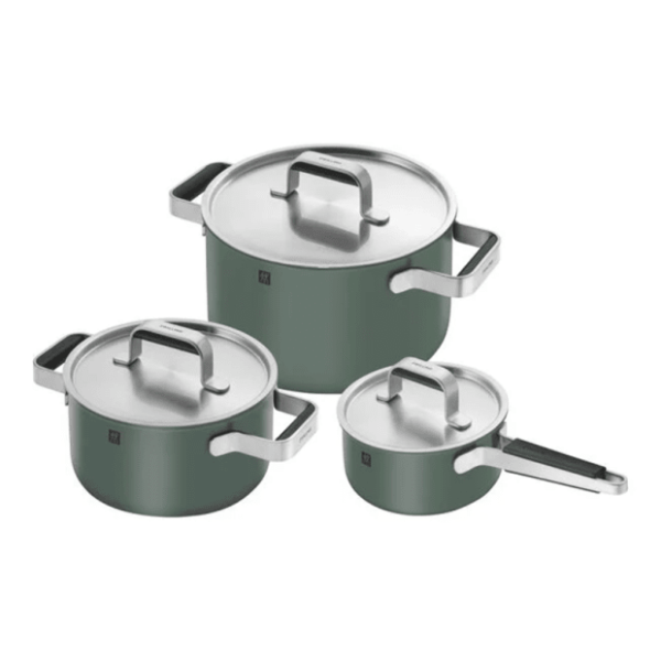 Zwilling Pure 6 Piece Pots & Pans Set in Green