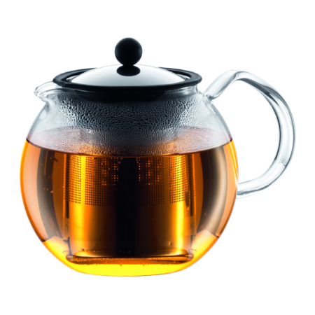 Bodum Assam 34-Ounce Glass Tea Press with Stainless-Steel Filter