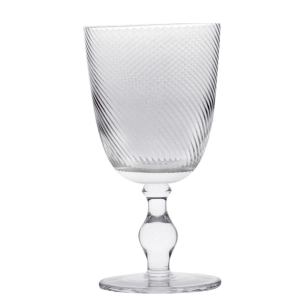 Brilliant 4-Piece Retro Clear Goblet