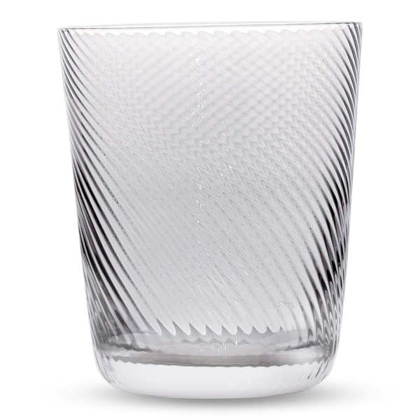 Brilliant 4-Piece Retro Clear Old Fashioned Glass