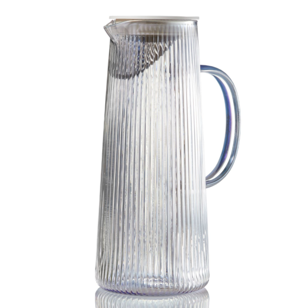 Brilliant Stripe Translucent Jug with Strainer Lid
