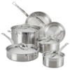 Hestan ProBond 10-Piece Professional Clad Stainless Steel Ultimate Set