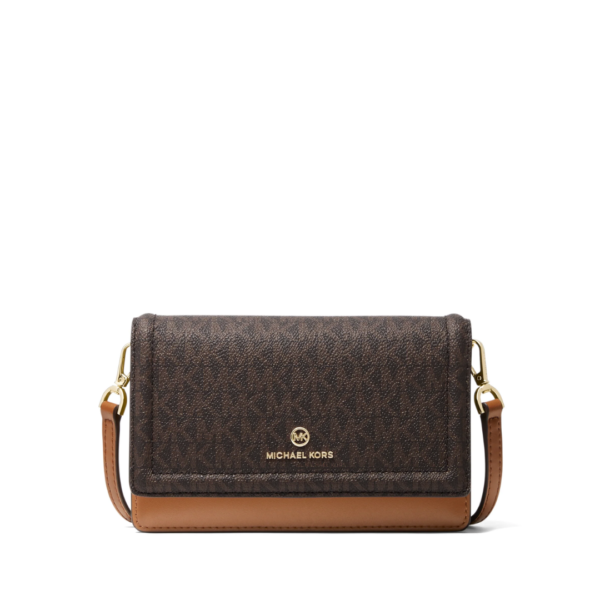 Michael Kors Jet Set Small Logo Smartphone Convertible Crossbody Bag