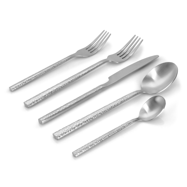 Brilliant Classic Satin Finish 18/10 Stainless Steel 20-Piece Flatware Set
