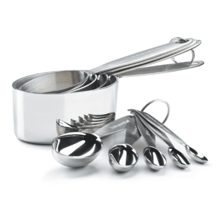 Cuisipro mesuring cup and spoon set stainless steel