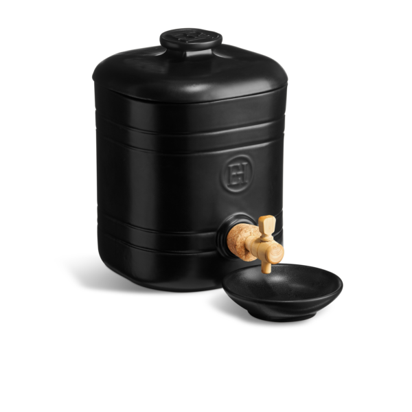Emile Henry Truffle Black Vinegar Pot