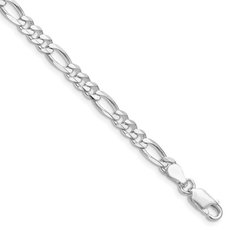 Karing Sterling Silver 4.5mm Figaro Bracelet