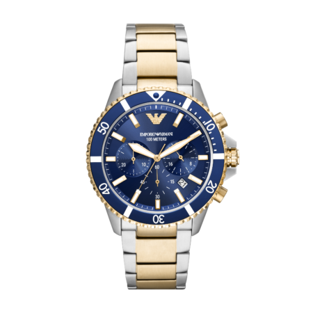 Emporio Armani Sea Explorer Chronograph Two-Tone Stainless Steel Watch