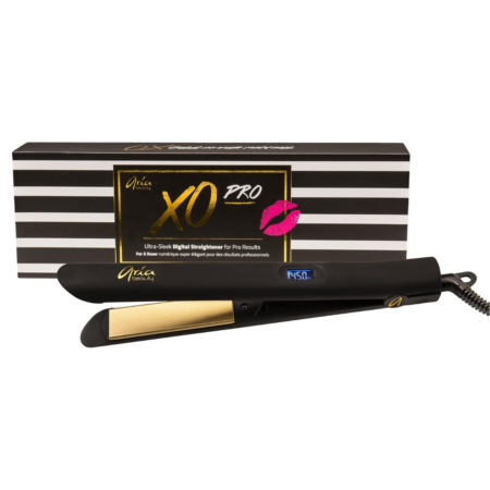 Aria 1 in. Ultra Sleek Black Digital Hair Straightener