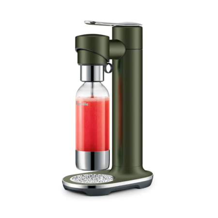 Breville InFizz Fusion​ Sparkling Water Maker in Olive Tapenade