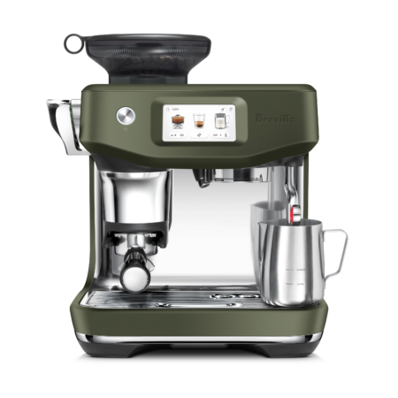 Breville Barista Touch Impress Espresso Machine in Olive Tapenade