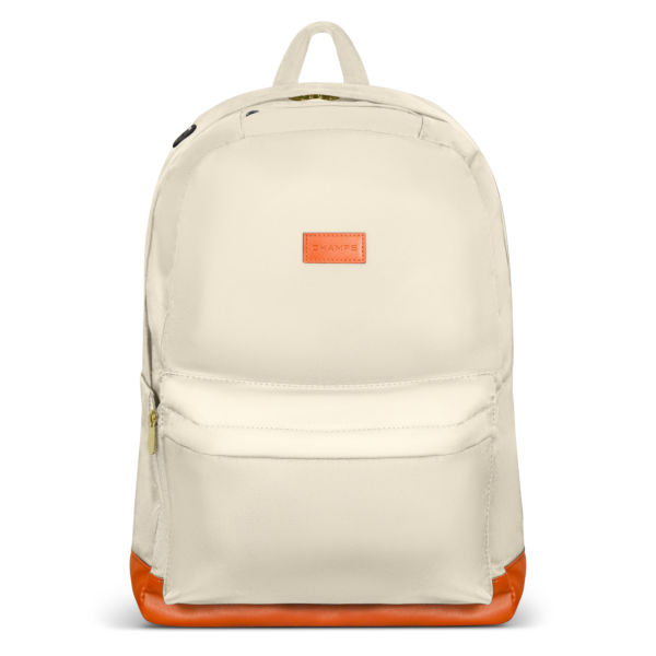 Champs  Every day Backpack Nylon Smart Backpack in Ivory