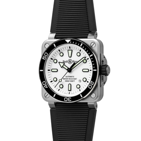 Bell & Ross BR 03 Diver White Steel Watch