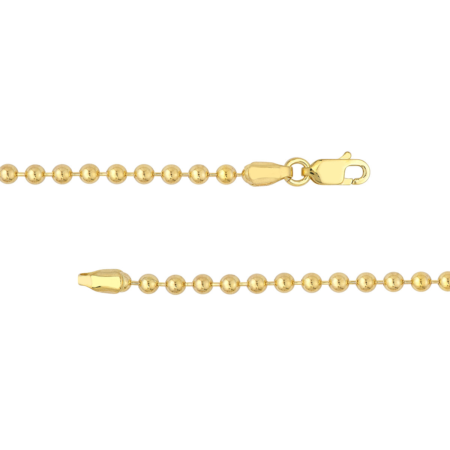 Hemsleys Collection 14K Yellow Gold 3MM Beaded Bracelet