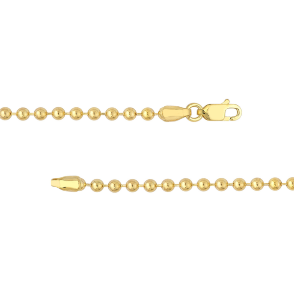 Hemsleys Collection 14K Yellow Gold 3MM Beaded Bracelet
