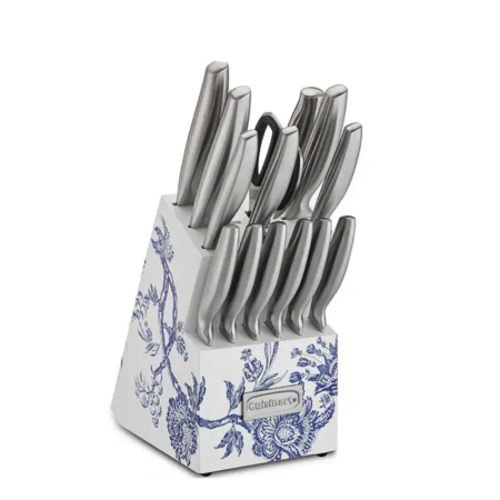 Cuisinart Caskata 15-Piece German Stainless Steel Cutlery Block Set