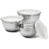 Cuisinart 3-Piece Stainless Steel Mixing Bowls with Lids