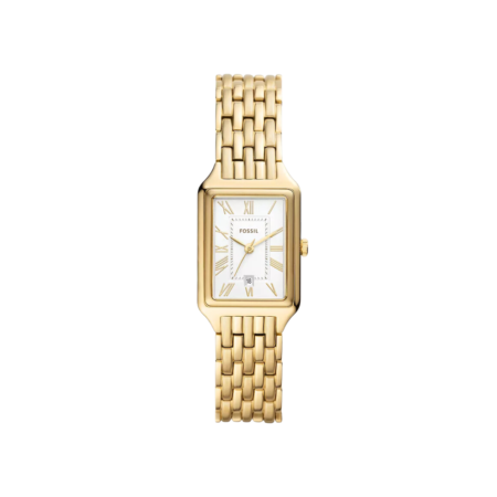 Fossil Raquel Three-Hand Date Gold-Tone Stainless Steel Watch