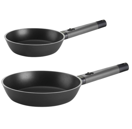 Guzzini Cook & SpaceE 2 Piece Fry Pan Set with Removable Handles