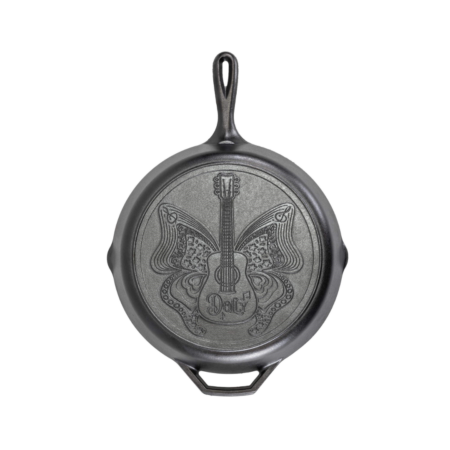 Lodge 12 Inch Love is Like a Butterfly Dolly Parton Skillet