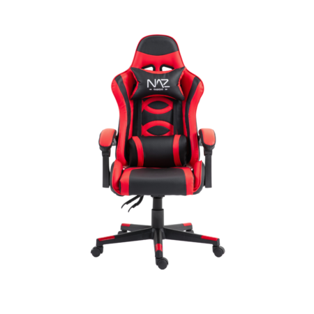 Naz Tachi Series Gaming Chair in Red & Black