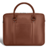 Champs Onyx Collection Leather Briefcase in Brown
