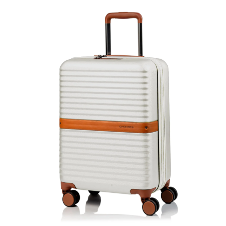 Champs Luggage Vintage II Collection Hardside Carry-On in Ivory