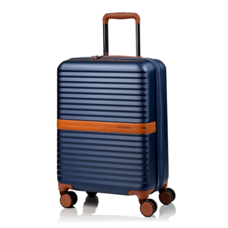 CHAMPS Vintage II Hard  Expandable Carry-on-Navy