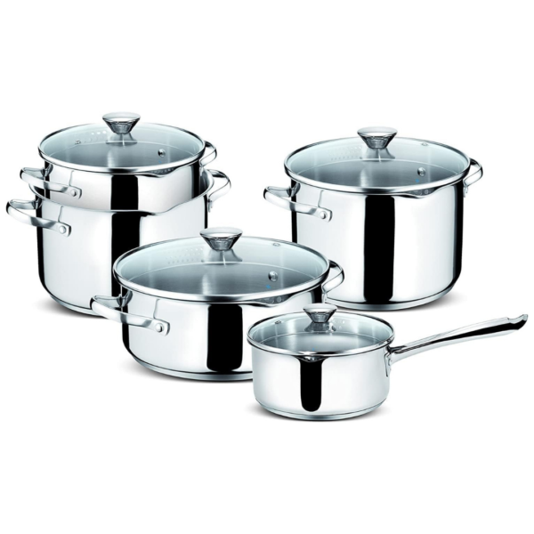 Lagostina Smart Cook & Strain 9-Piece SS Cookware Set