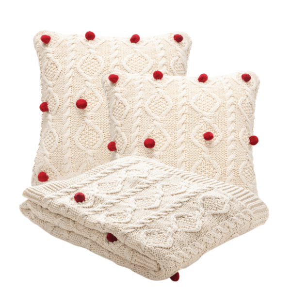 Brunelli Bell Throw and Cushions Set
