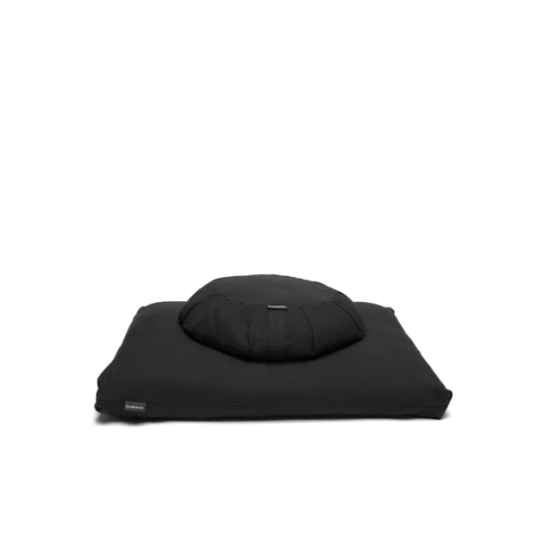 B, Halfmoon Cotton Round Sit Set - Charcoal