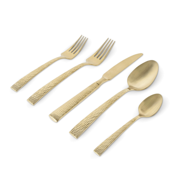 Brilliant Empire Champagne 18/10SS 20 Piece Flatware Set