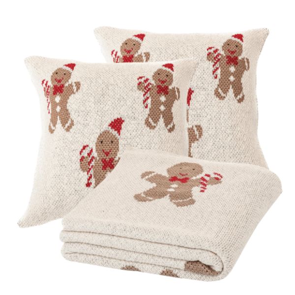Brunelli Bonhomme Throw and Cushions Set
