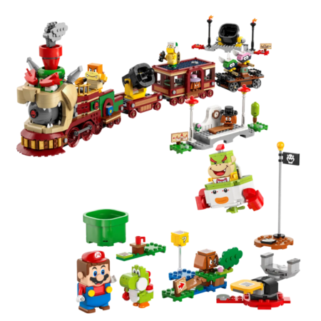 Lego Bowser Express Train and Mario Bundle