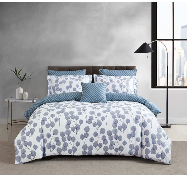 North Home Allison 220Tc Cotton 4 Piece Printed D/C Set - King