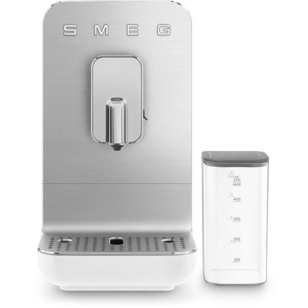 Smeg Fully Automatic Espresso Maker with  Milk Jar White