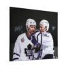 AJ Sports Wendel Clark & Doug Gilmour Dual Signed Toronto Hockey Portrait