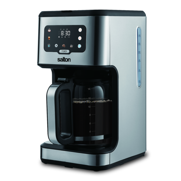 Salton Stainless Steel 14-Cup Digital Touch Coffee Maker