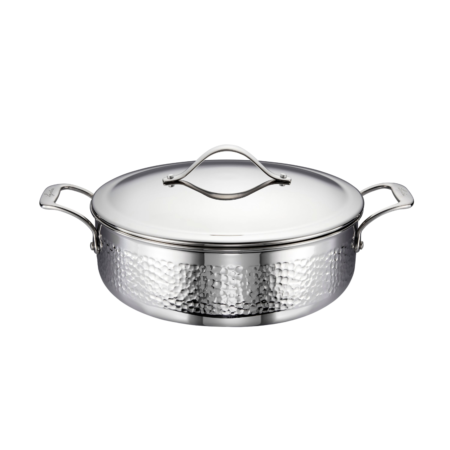 Lagostina Legacy Hammered 5-Ply Clad SS Everyday Pan