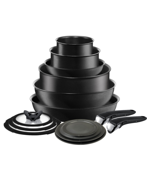 T-Fal Ingenio Expertise 14-Piece Cookware Set - Onyx Black