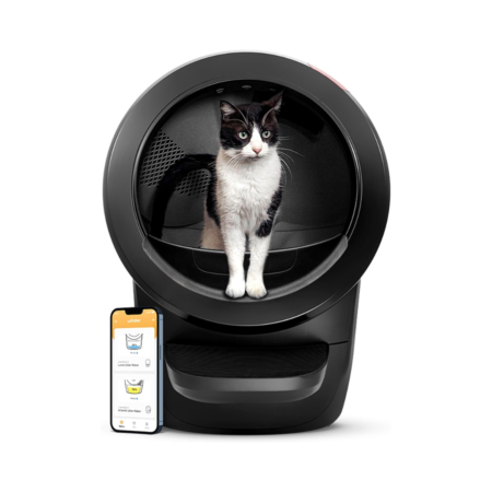 Whisker Litter Robot 4 with Step - Black