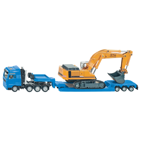 Siku Heavy Haulage Transporter with flat-bed trailer