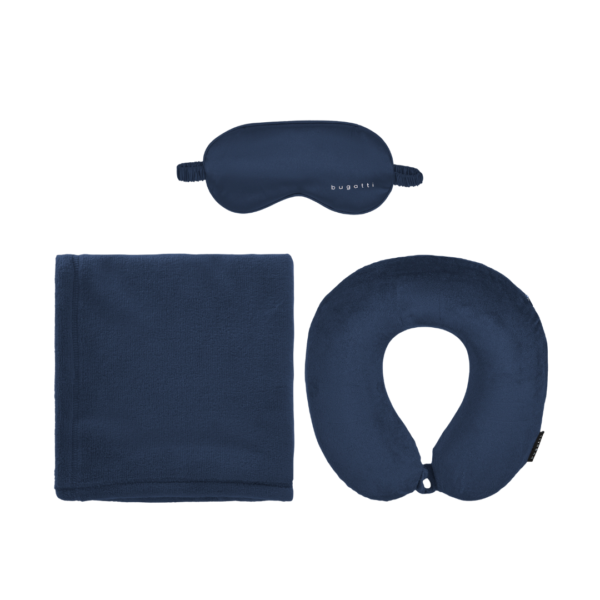 Bugatti 3 Piece Travel Set - Navy