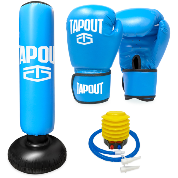Tapout Kids Blue Boxing Kit