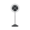 Veho Uf-2 3-in-1 Desktop Station - Usb Fan/Qi Wireless Desktop Charger/Led Lamp